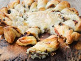 Girandola con funghi prosciutto e provola