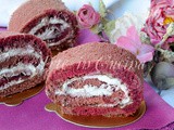 Girelle alla panna e cioccolato red velvet