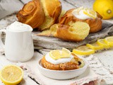 Girelle brioche al limone e amarene