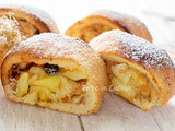 Girelle di frolla tipo strudel alle mele