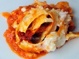 Girelle di lasagne al forno alla bolognese