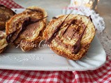 Girelle di pandoro al cioccolato