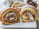 Girelle di pandoro nutella e panna