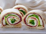 Girelle di piadina con bresaola