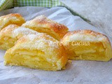 Girelle di sfoglia mele e crema pasticcera