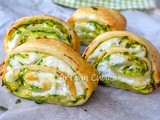 Girelle di sfoglia ricotta e zucchine veloci