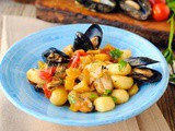 Gnocchi con cozze e patate ricetta facile