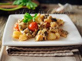 Gnocchi melanzane e ricotta con carne macinata