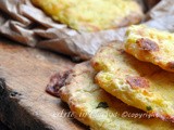 Hamburger di patate al forno con formaggio