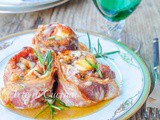 Involtini di carne e pancetta gratinati al forno