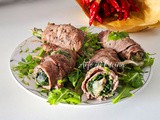 Involtini di manzo in padella: ripieni di bieta