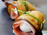 Involtini di melanzane con prosciutto veloci