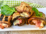 Involtini di melanzane prosciutto e provola