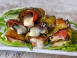 Involtini di melanzane speck e stracchino