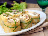 Involtini di pasta con melanzane e ricotta gratinata