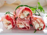 Involtini di prosciutto cotto e feta al limone