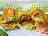 Involtini di zucchine stracchino e prosciutto