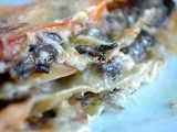 Lasagna con melanzane e funghi semplice e deliziosa