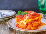 Lasagna di polenta con ragu al forno ricetta facile