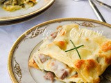 Lasagne carciofi e salsiccia con besciamella