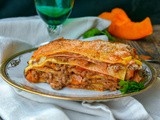 Lasagne zucca mortadella e ragù