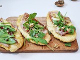 Lingue di pizza veloci con speck e noci: pronte in 5 minuti