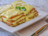 Mattonella al limone con biscotti