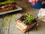 Mattonella biscotti cioccolato ricotta e panna