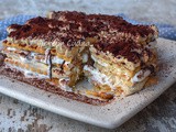 Mattonella caffè panna e nutella dolce freddo