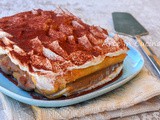 Mattonella di savoiardi con crema al cioccolato