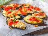 Melanzane con mozzarella e pomodoro al forno