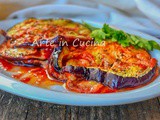 Melanzane tonde alla pizzaiola con mozzarella