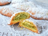 Mezzelune al pistacchio con pasta frolla