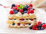 Millefoglie ai frutti di bosco