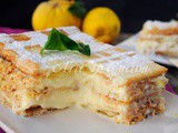 Millefoglie alla crema pasticcera al limone