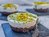 Mini cheesecake di pandoro al pistacchio