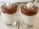 Mousse ai raffaello e cioccolato