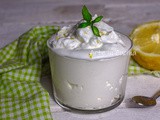 Mousse al limone cremosa veloce