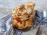 Mousse con sfogliatine al caffè