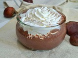 Mousse di castagne e cioccolato al rum