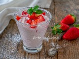 Mousse di fragole senza panna