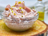 Mousse mortadella e pistacchi per tartine