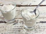 Mousse raffaello dolce al cucchiaio al cocco