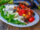 Mozzarella con melanzane a funghetto secondo o antipasto