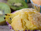 Muffin ai kiwi e cocco ricetta dolce veloce