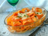 Paccheri alla crema di peperoni e besciamella