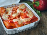 Paccheri con crema di peperoni al forno