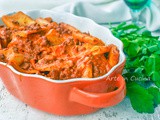 Paccheri con ragù al forno