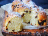 Pan brioche alla ricotta e gocce di cioccolato