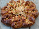 Pan brioche dolce per feste di compleanno